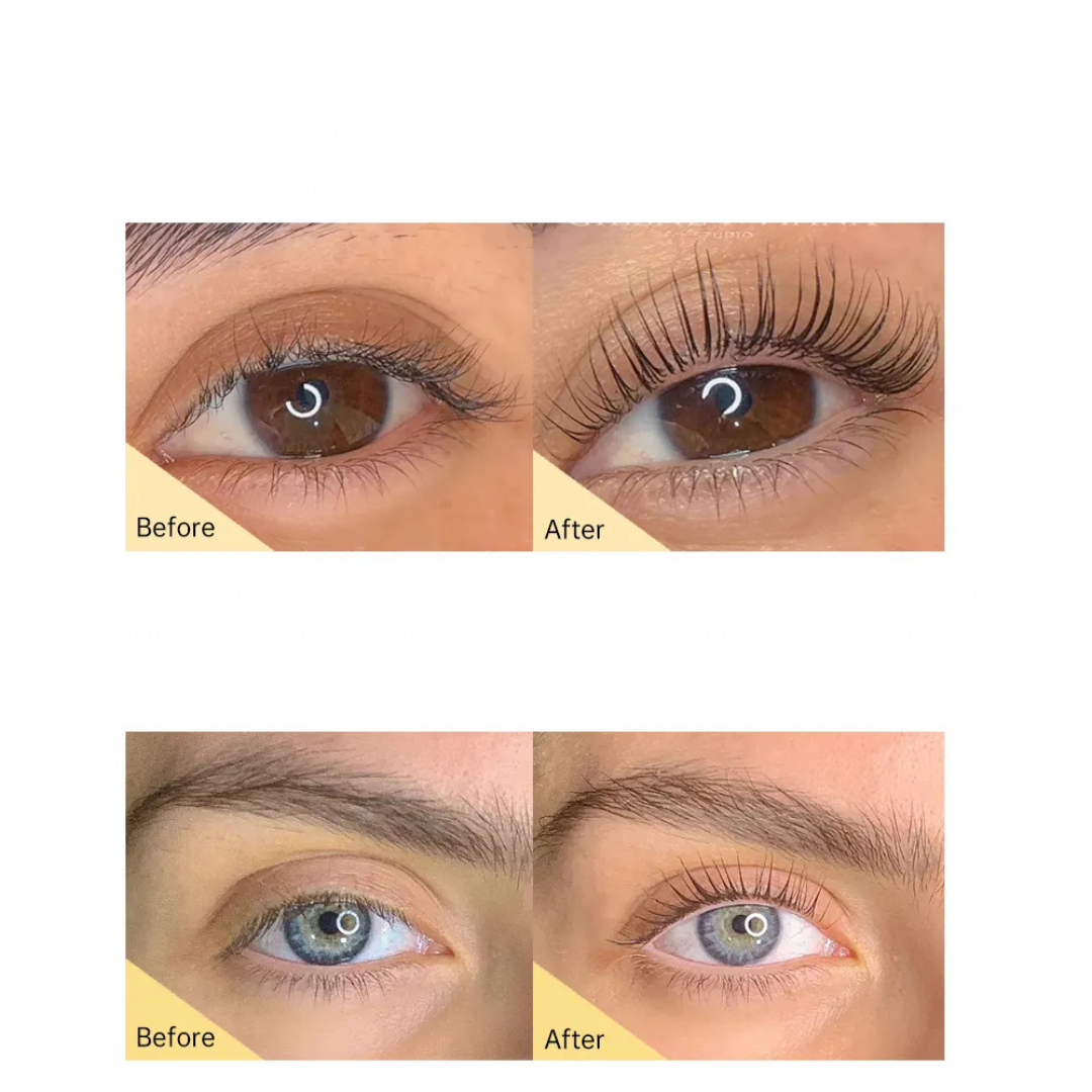 Kit Lash Lifting Gollee Rizado De Pestañas
