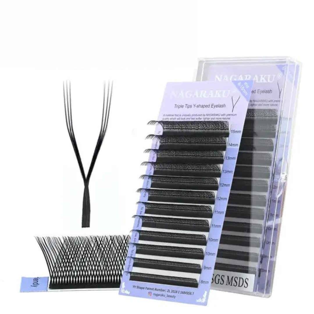 Nagaraku Triple Y Para Extensión De Pestañas Hawaianas