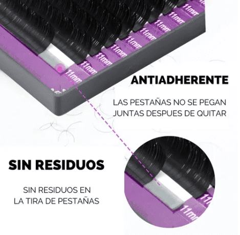 50 Blister Nagaraku 1*1 Para Extension De Pestañas MAYOREO / ENVÍO GRATIS