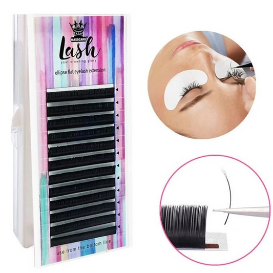Pestaña Masscaku Ellipse Minkflat Doble Punta Cola De Sirena