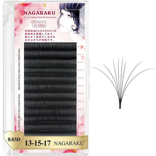 Pestañas Auto Floración Volumen Ruso Nagaraku Bloom