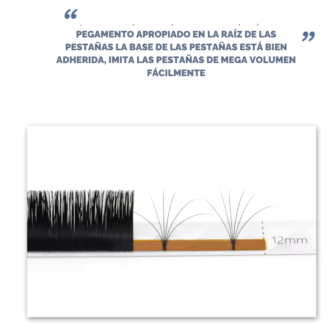 Pestaña Nagaraku Volumen Auto Fan Extensión De Pestañas