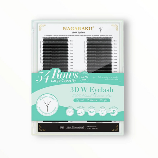 Mega Blister Nagaraku 3dw Para Extensión De Pestañas